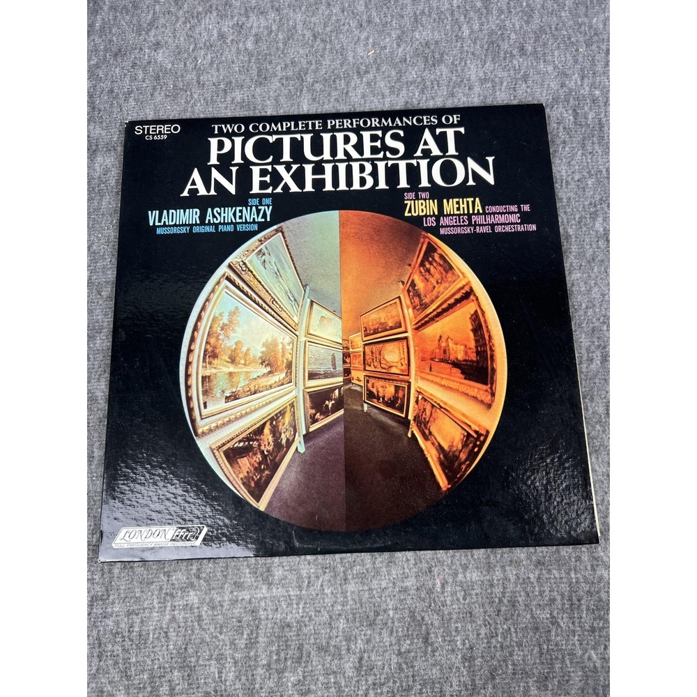 Mussorgsky Pictures At An Exhibition Ashkenazy Mehta Vinyl LP London ffrr CS6559